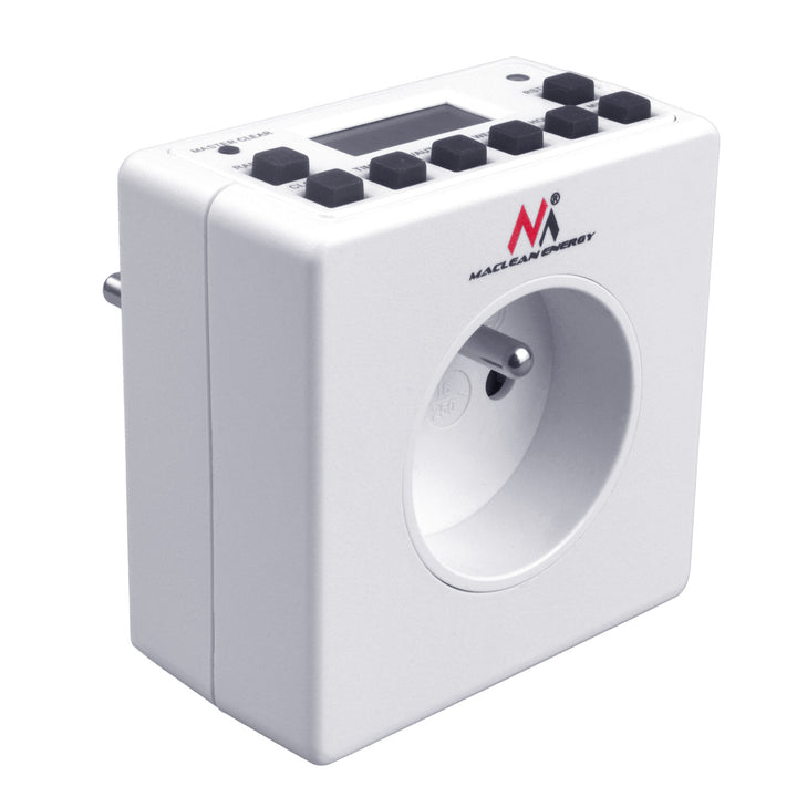 Programmeerbare digitale timer met Penaarde 3600W max 156 Maclean Energy MCE30