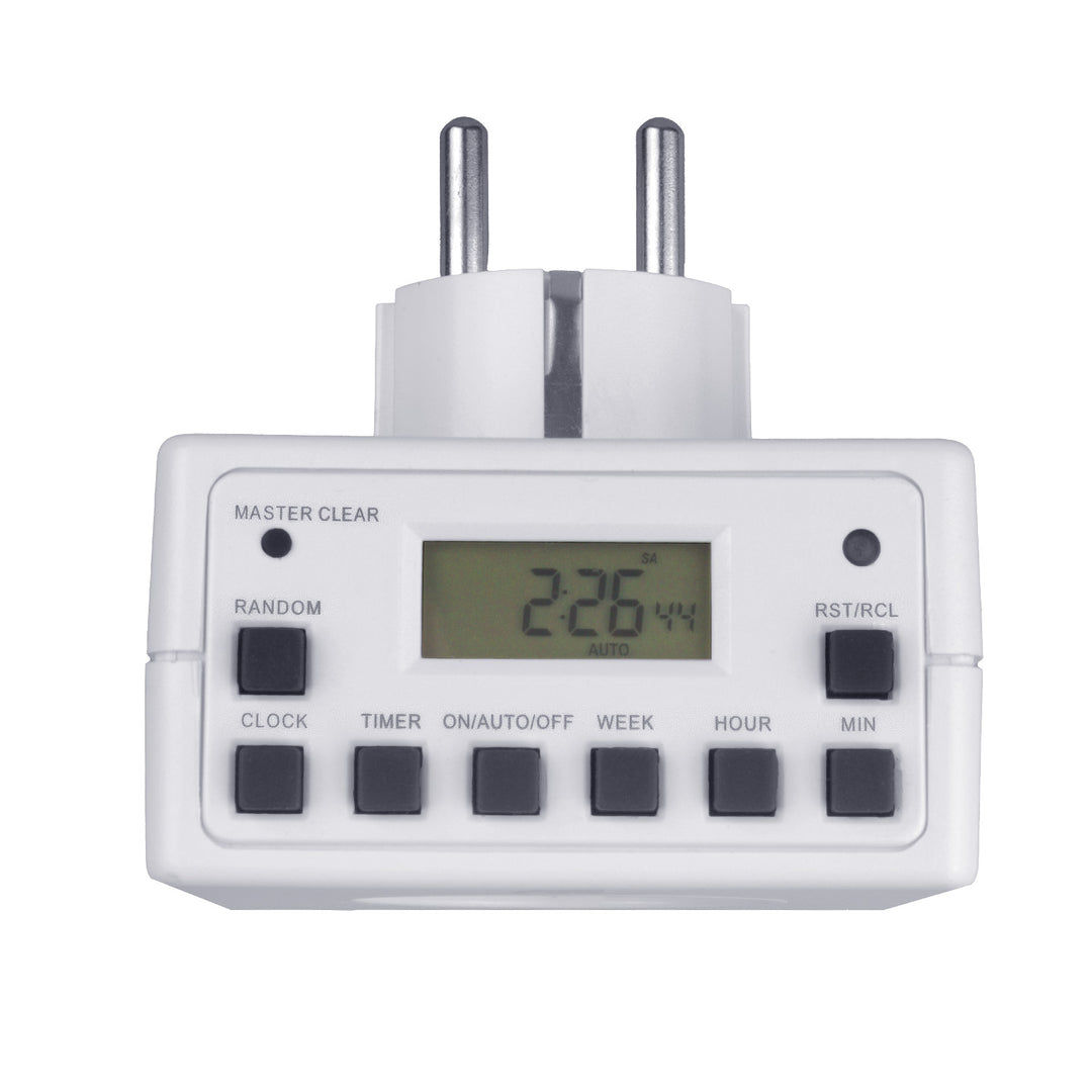 Programmeerbare digitale timer met Penaarde 3600W max 156 Maclean Energy MCE30