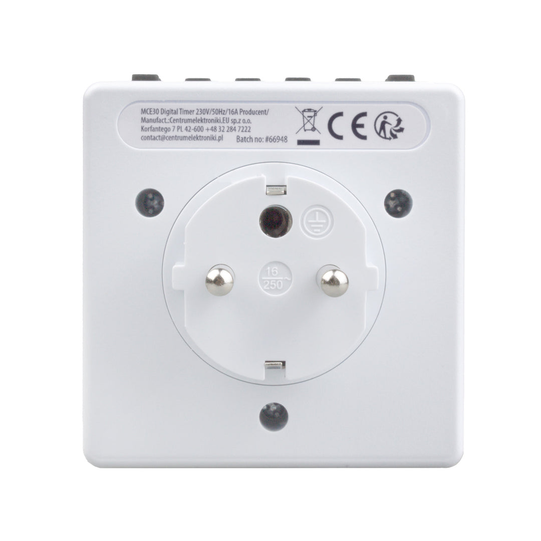 Programmeerbare digitale timer met Penaarde 3600W max 156 Maclean Energy MCE30