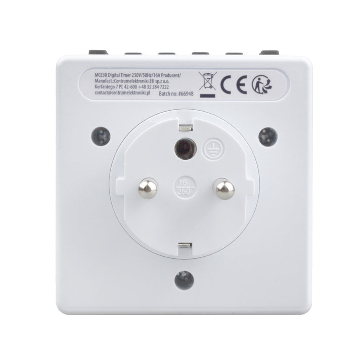 Programmeerbare digitale timer met Penaarde 3600W max 156 Maclean Energy MCE30