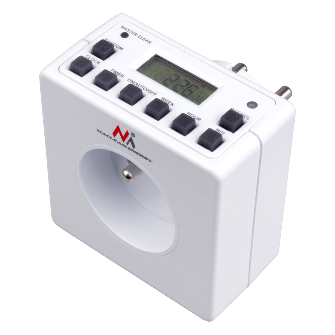 Programmeerbare digitale timer met Penaarde 3600W max 156 Maclean Energy MCE30