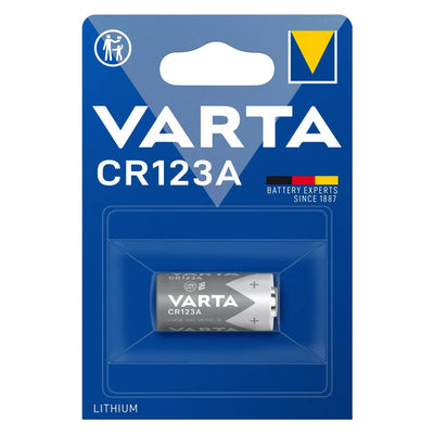 Lithiumbatterij CR123 3V 1430 mAh Varta voor elektronische apparaten