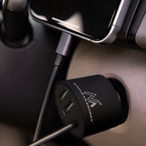 Maclean MCE76 2xUSB 5.2A Autolader Ingebouwde 8PIN Black