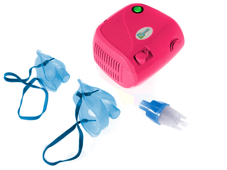 Zuigercompressor inhalator BR-CN116B Omnibus roze