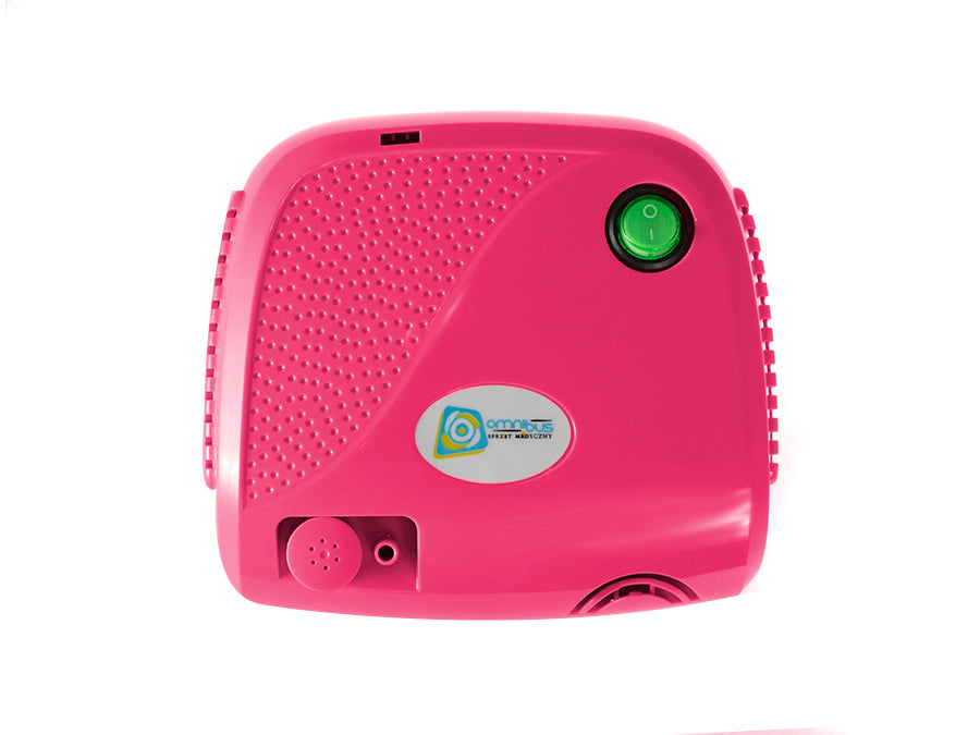 Zuigercompressor inhalator BR-CN116B Omnibus roze