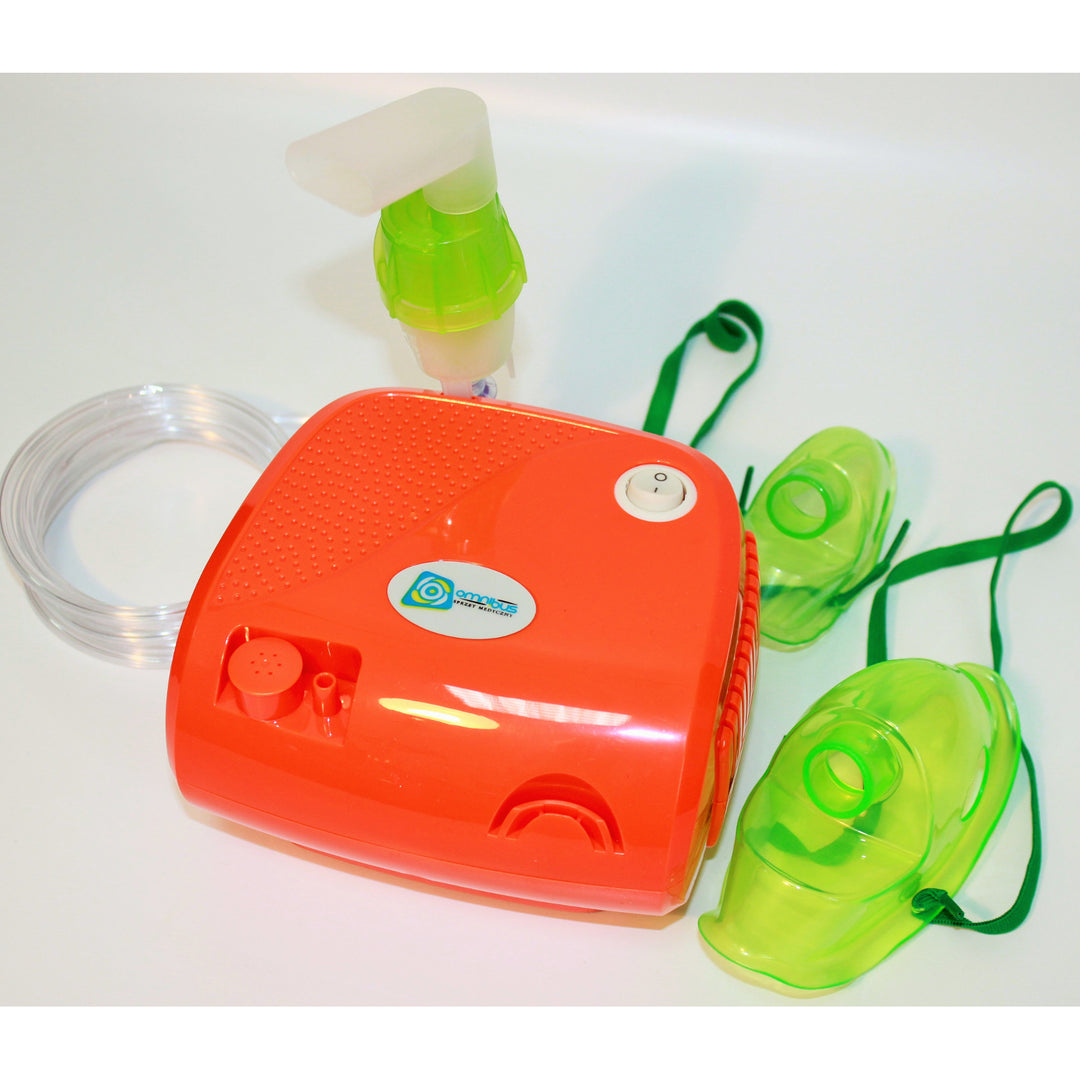 Zuigercompressor Inhalator met maskers set voor kinderen en volwassenen