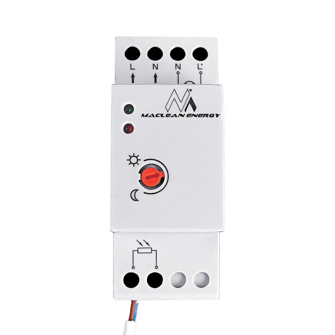 Schemerschakelaar voor DIN-rail met externe sonde Maclean MCE 83