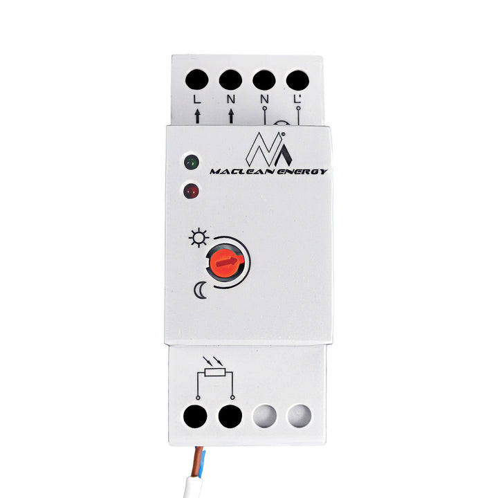 Schemerschakelaar voor DIN-rail met externe sonde Maclean MCE 83