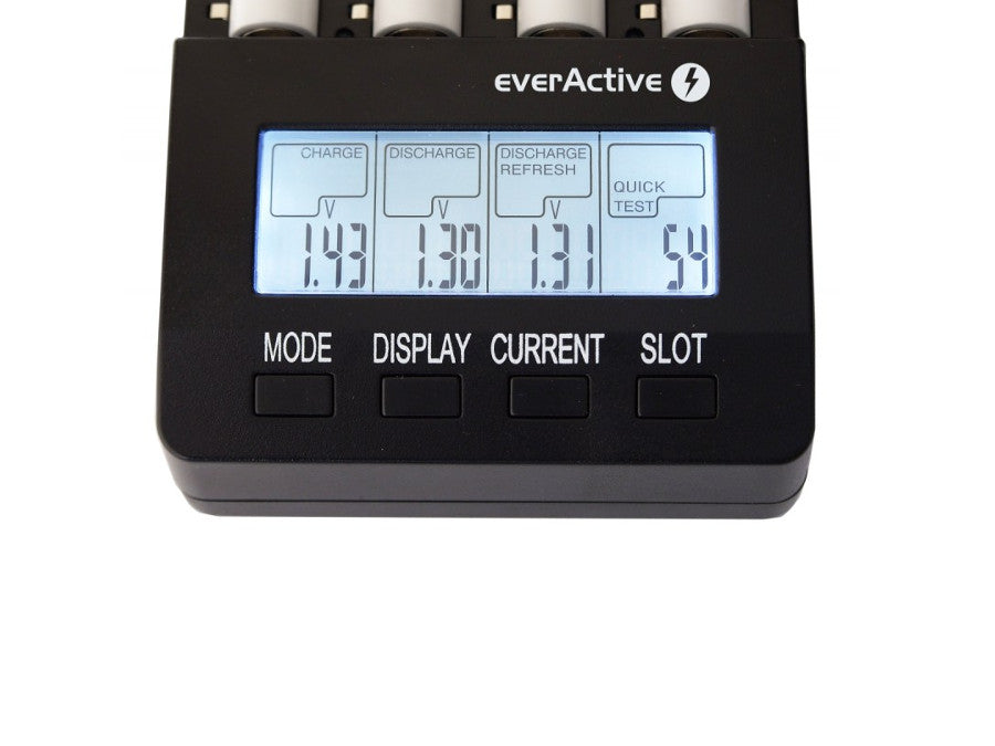 Batterijlader AAA R03, AA R6, Ni-MH / Ni-CD EverActive NC-3000