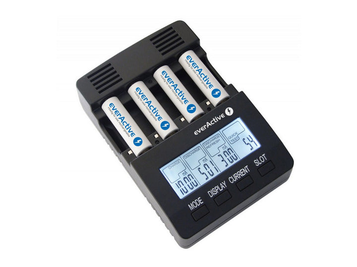 Batterijlader AAA R03, AA R6, Ni-MH / Ni-CD EverActive NC-3000