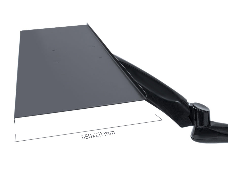 Werkstation - Monitorarm met toetsenbord en muis houder Maclean MC-681 stand en zittend