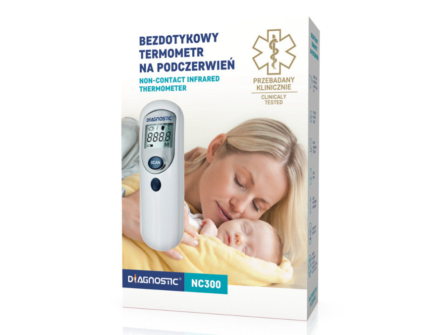 Diagnostische NC300 contactloze thermometer met koortsalarm