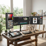Flat panel steun voor 3 monitoren LCD LED 27" MC-691 Maclean