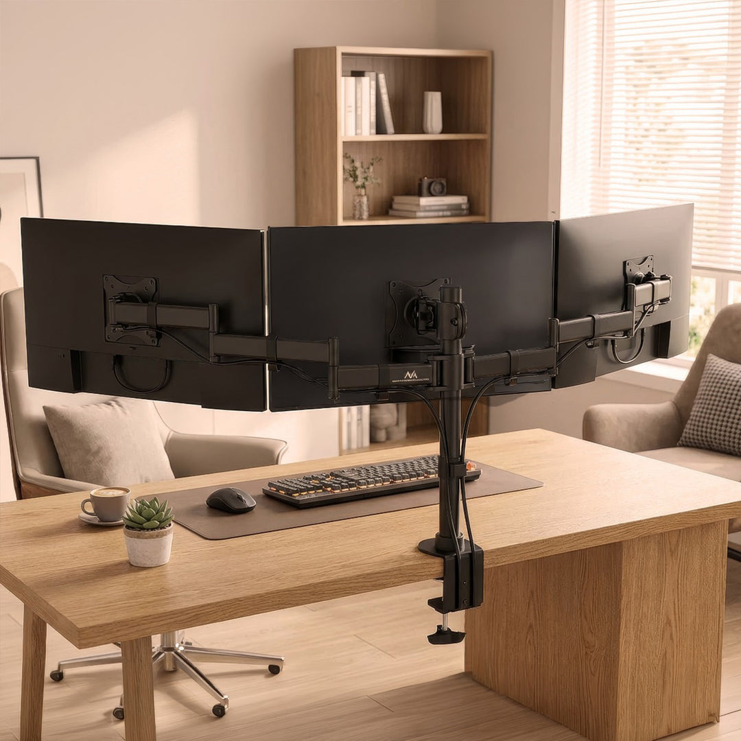 Flat panel steun voor 3 monitoren LCD LED 27" MC-691 Maclean