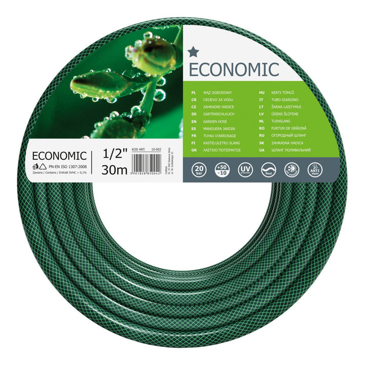 Cellfast tuinslang, 3-lagig, polyester kruisvlecht, 1/2" 30m, Economisch