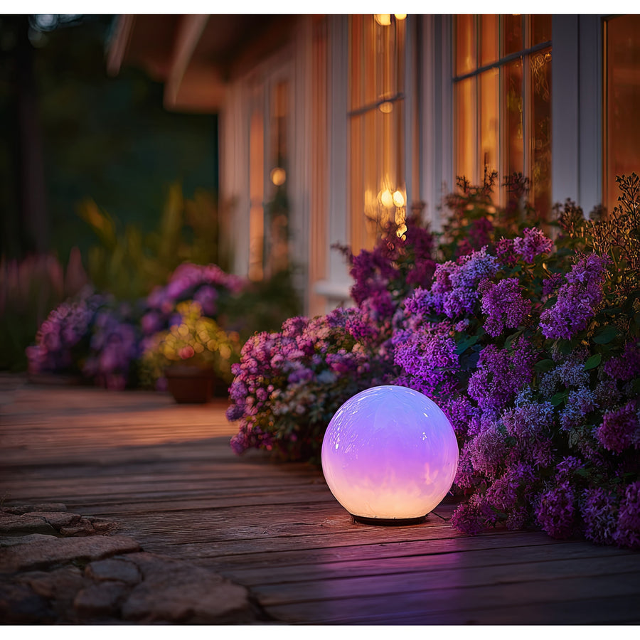 Solar LED Lichtbollen Tuin kleur ledlampje Greenblue