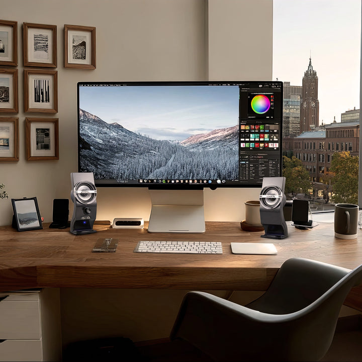 Luidsprekers 2.0 PC 6W ZwartAudiocore AC805 Computer speakers