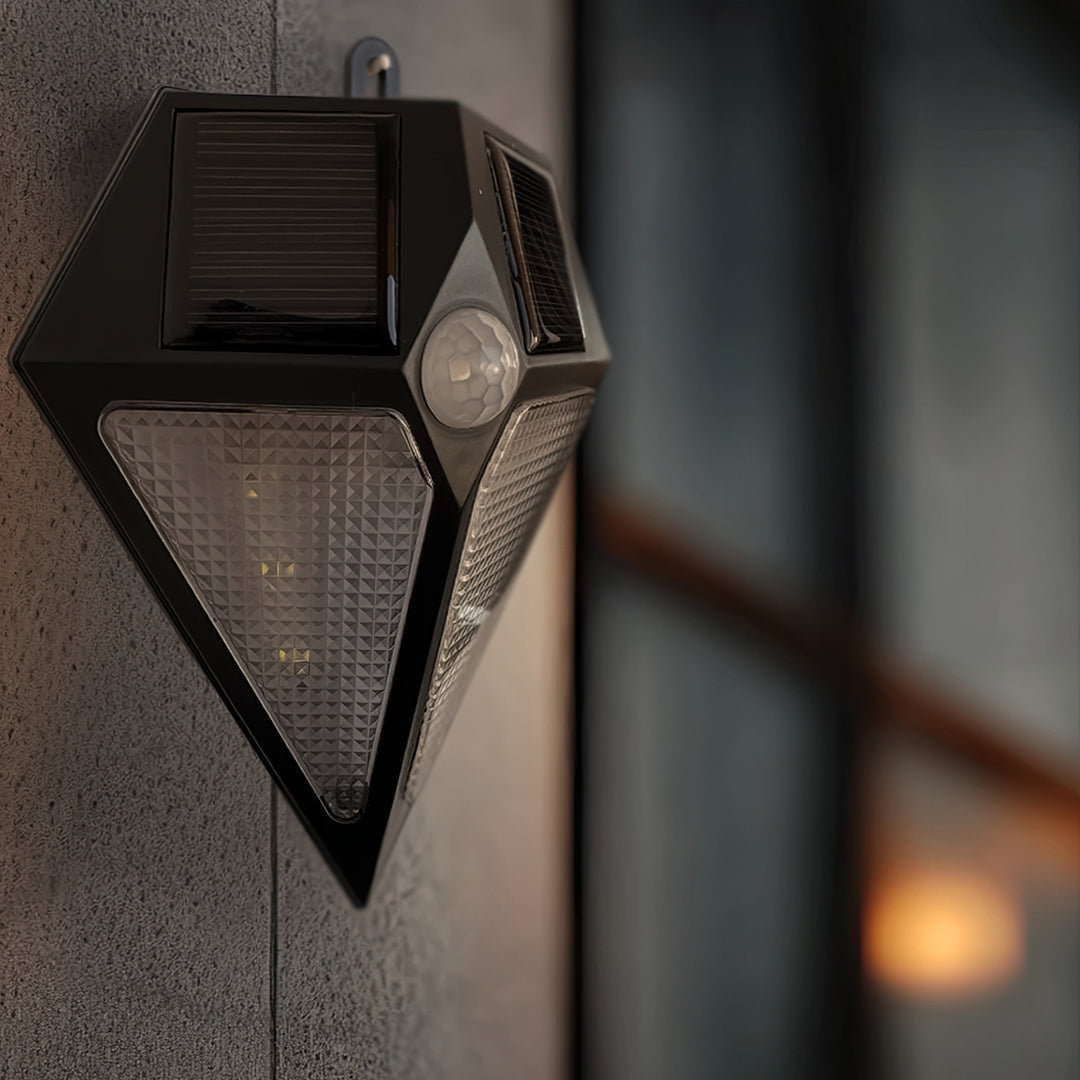 Solar wandlamp met 6 LED met bewegingsensor Maclean Energy MCE168