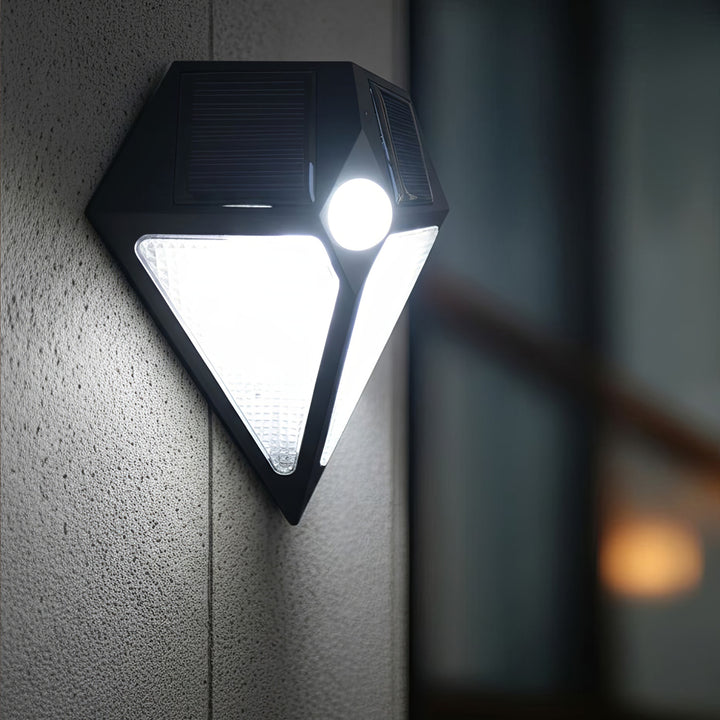 Solar wandlamp met 6 LED met bewegingsensor Maclean Energy MCE168