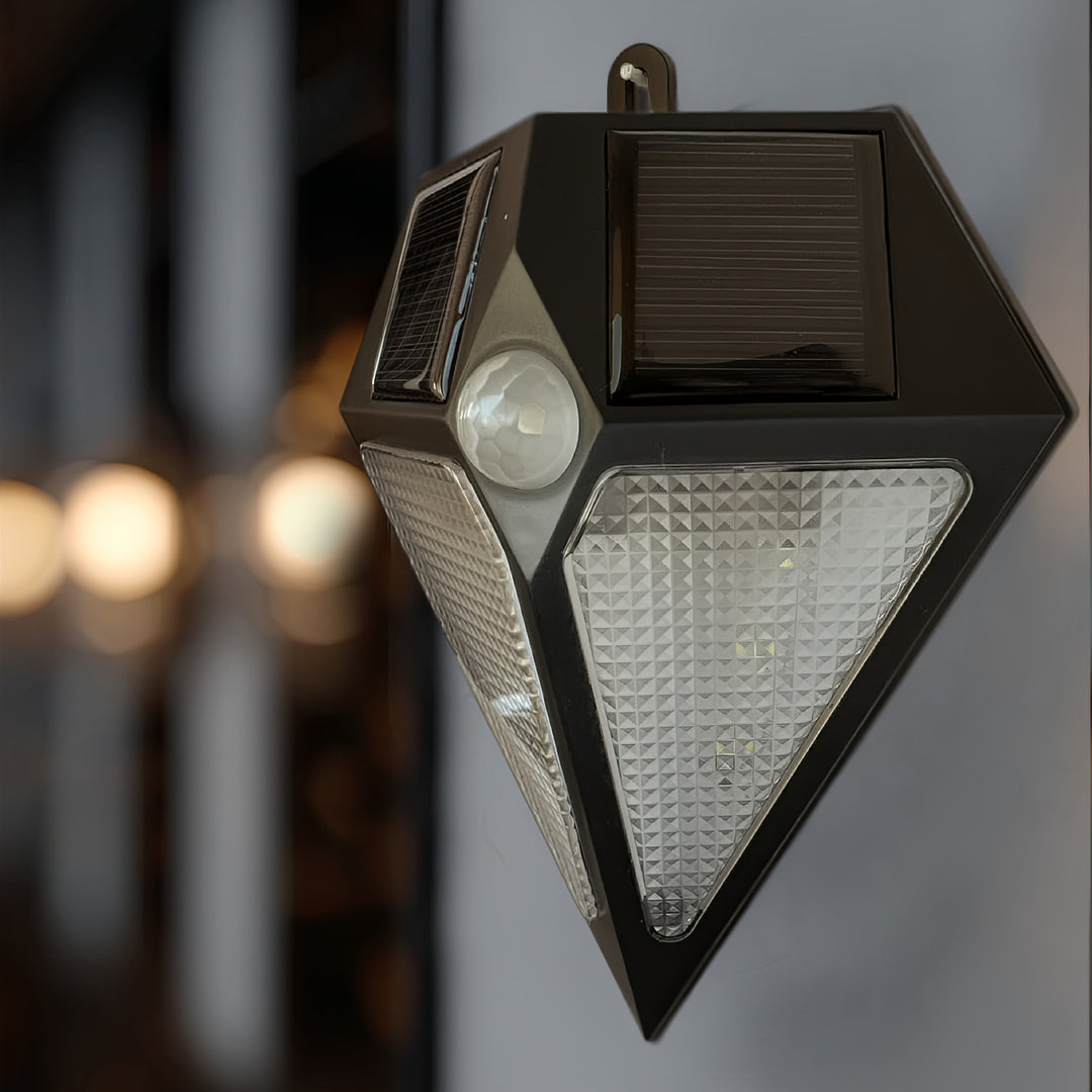 Solar wandlamp met 6 LED met bewegingsensor Maclean Energy MCE168