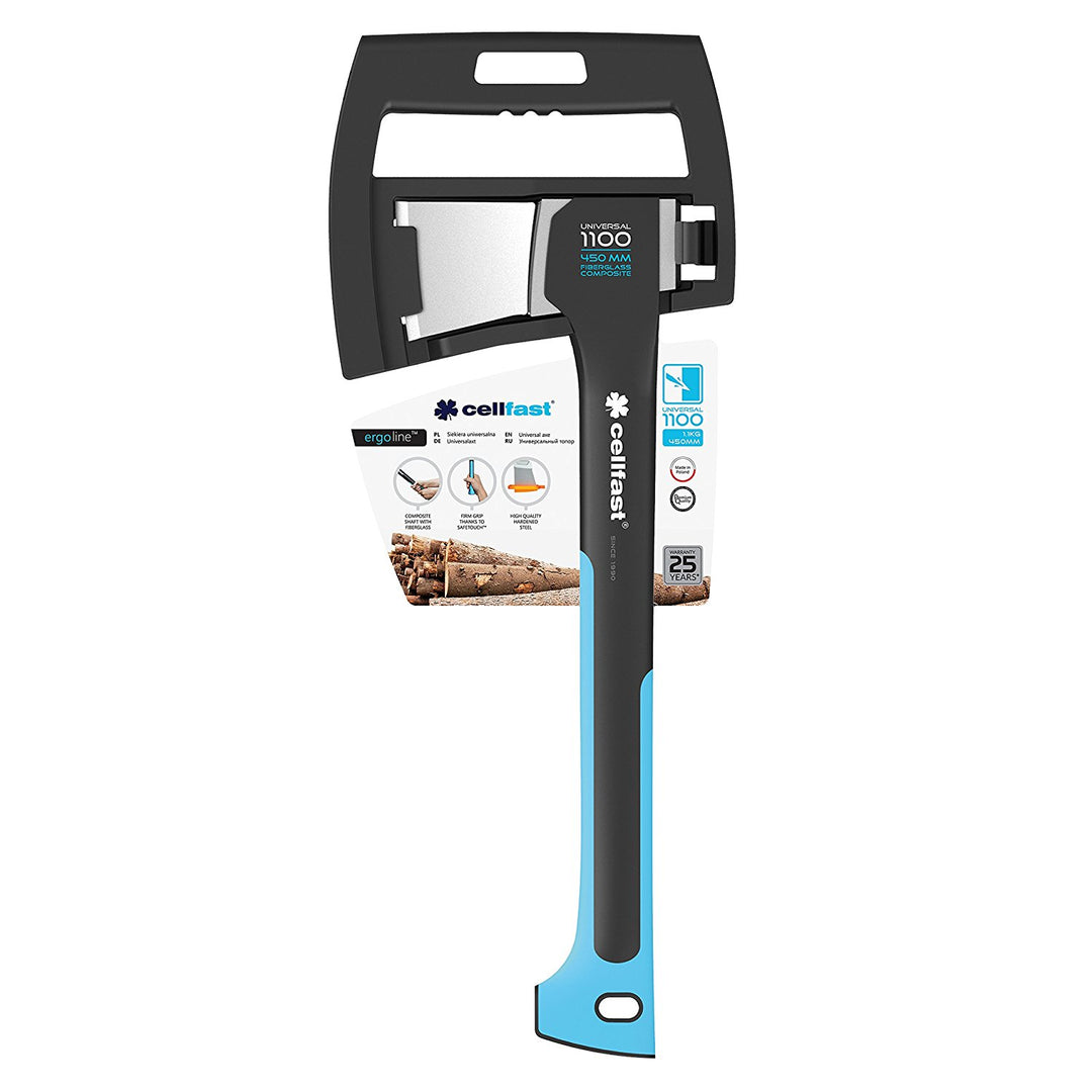 Celfast-bijl, multifunctioneel, gehard staal, 450 mm, U1100