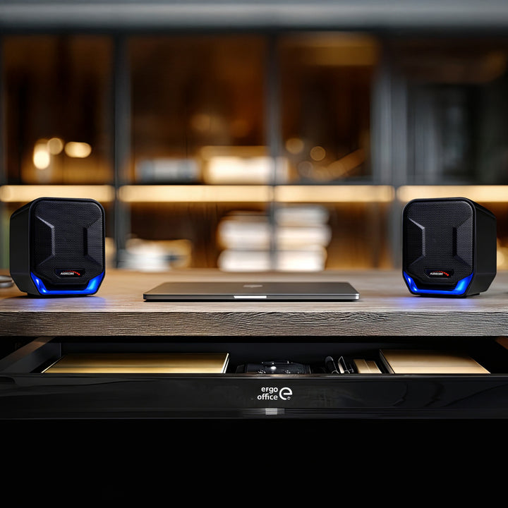 Stereo Luidsprekers Audiocore AC865 compacte luidsprekers voor computers, laptop en notebook