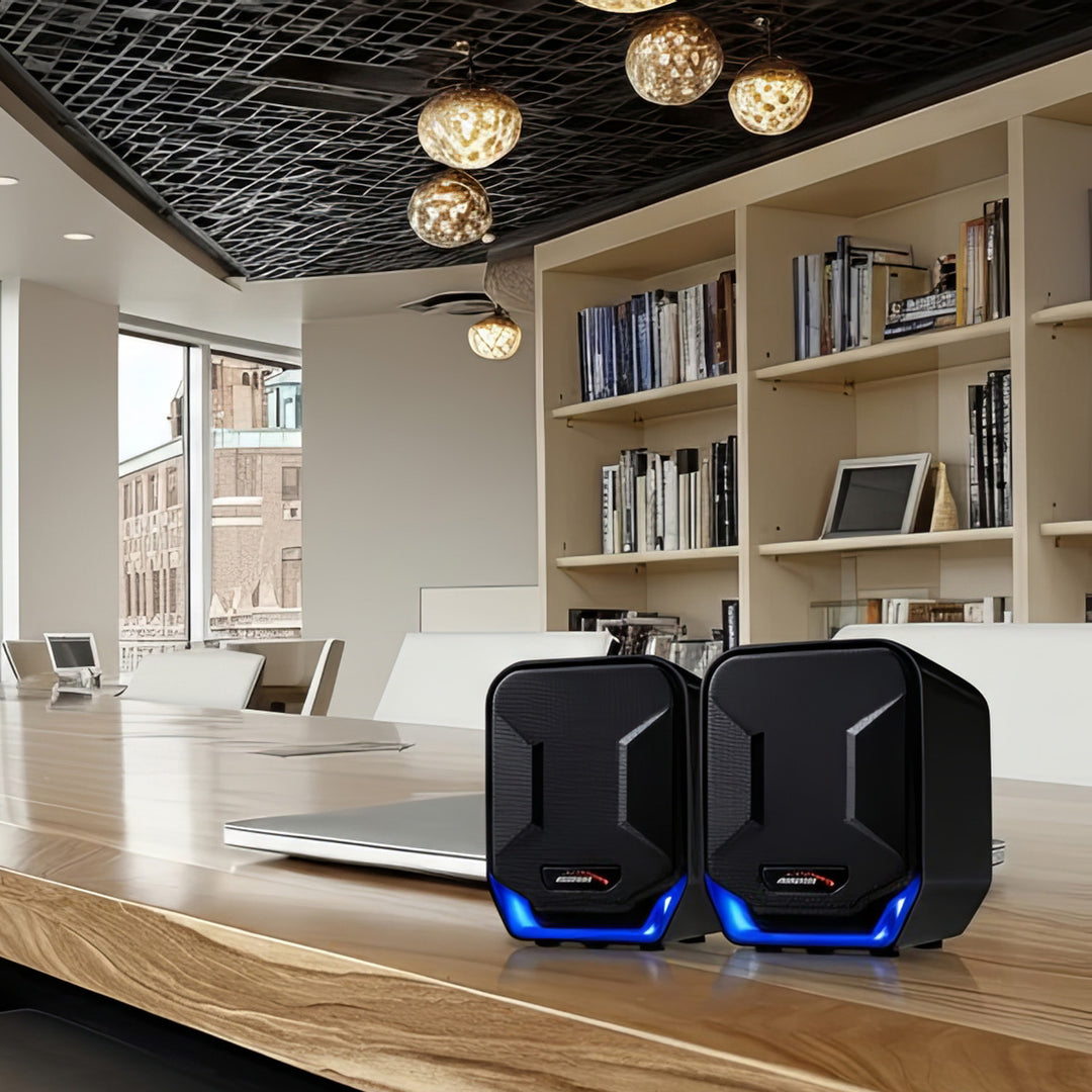 Stereo Luidsprekers Audiocore AC865 compacte luidsprekers voor computers, laptop en notebook