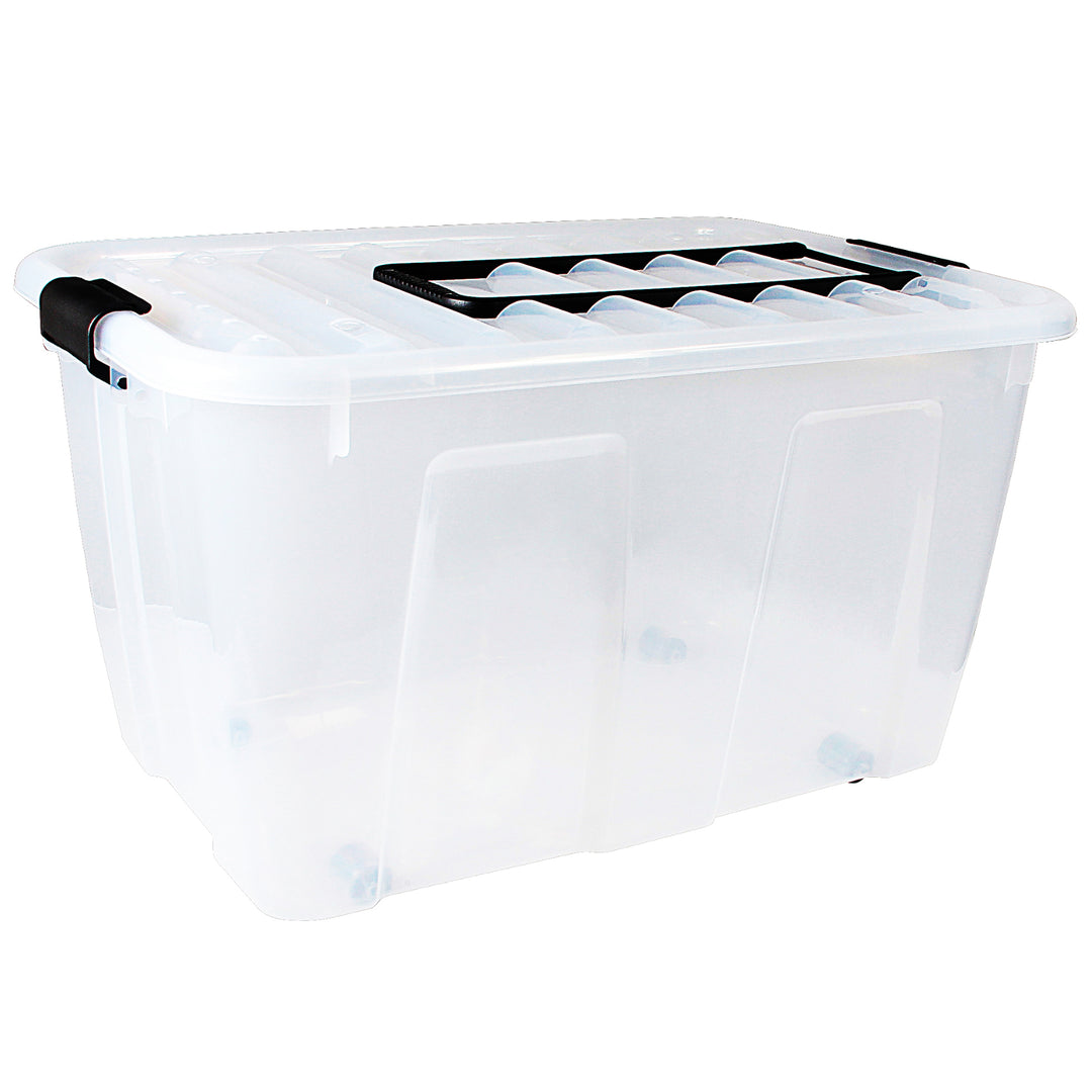 Kunststof opbergbox op wiele - Krat Container Plast Team HomeBox - 85L