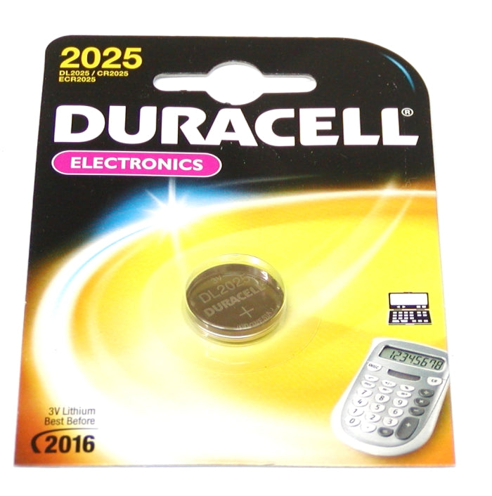 CR-2025 3V DURACELL DL2025 / CR2025 lithiumbatterij