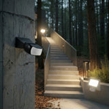 Infrarood bewegingsmelder PIR modern Maclean Energy MCE201B bereik 12m zwart IP65