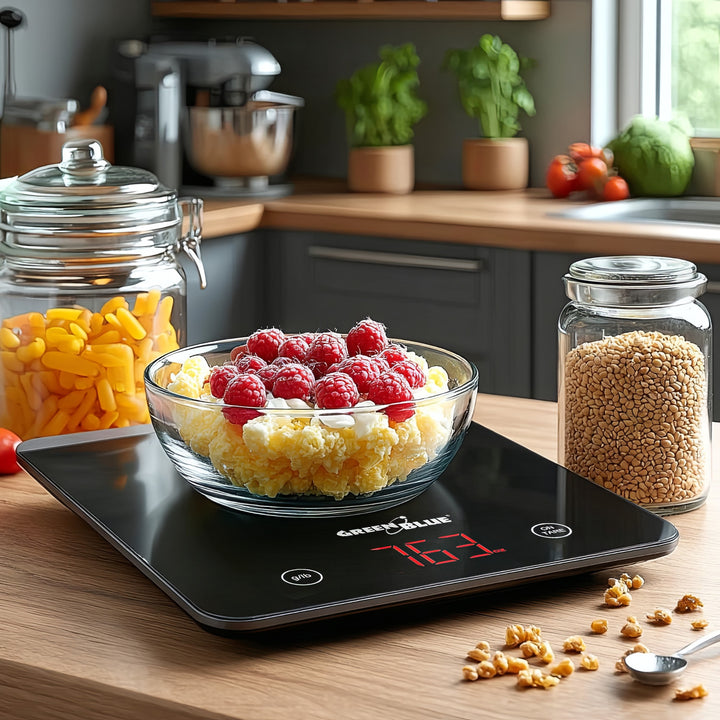 Digitale elektrische keuken Weegschal GB171 in zwart