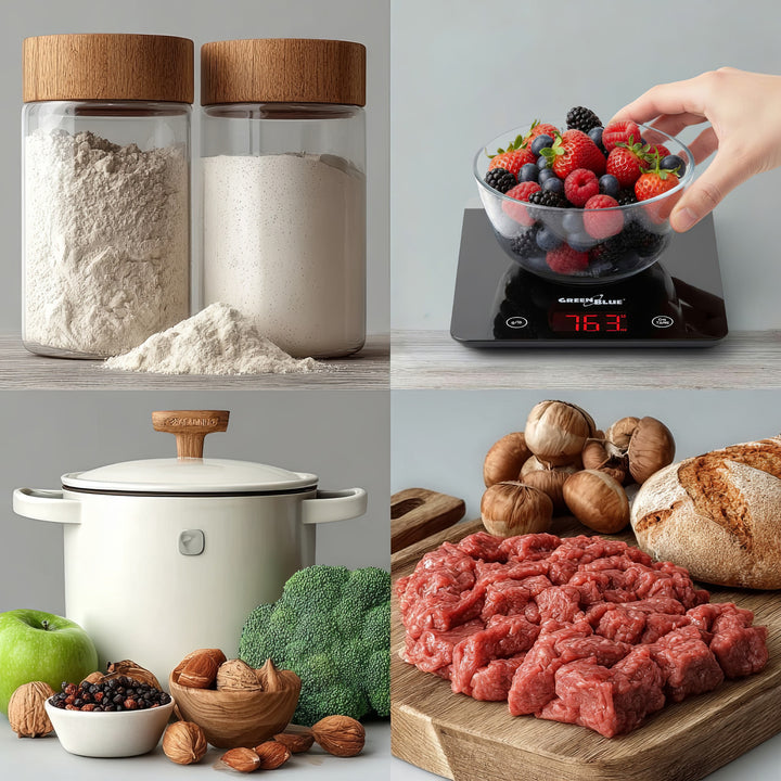 Digitale elektrische keuken Weegschal GB171 in zwart