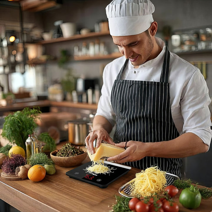 Digitale elektrische keuken Weegschal GB171 in zwart