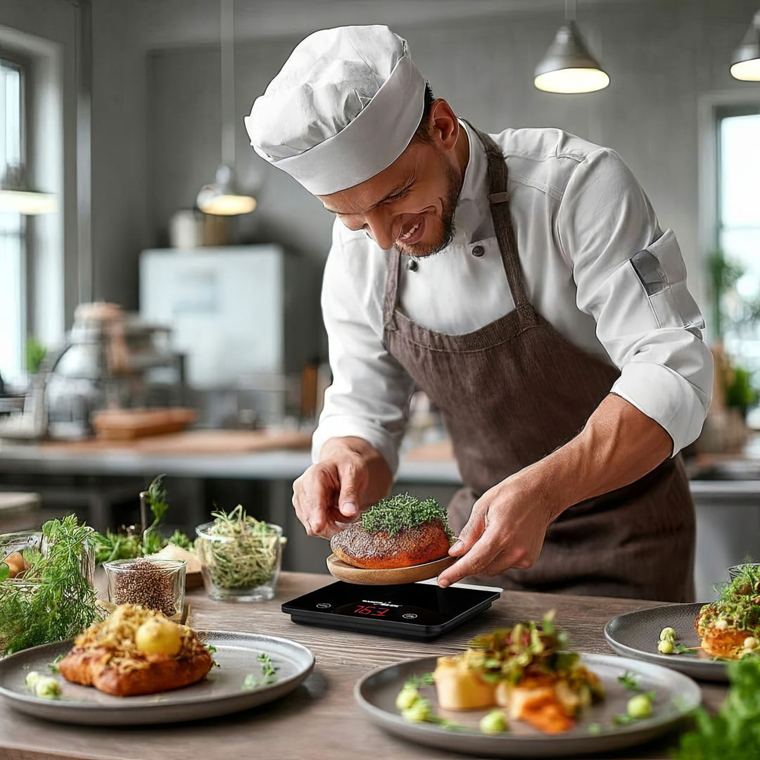 Digitale elektrische keuken Weegschal GB171 in zwart