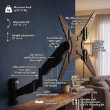 Beugel voor tv of monitor Maclean met gasveer 32 "-55" 22kg