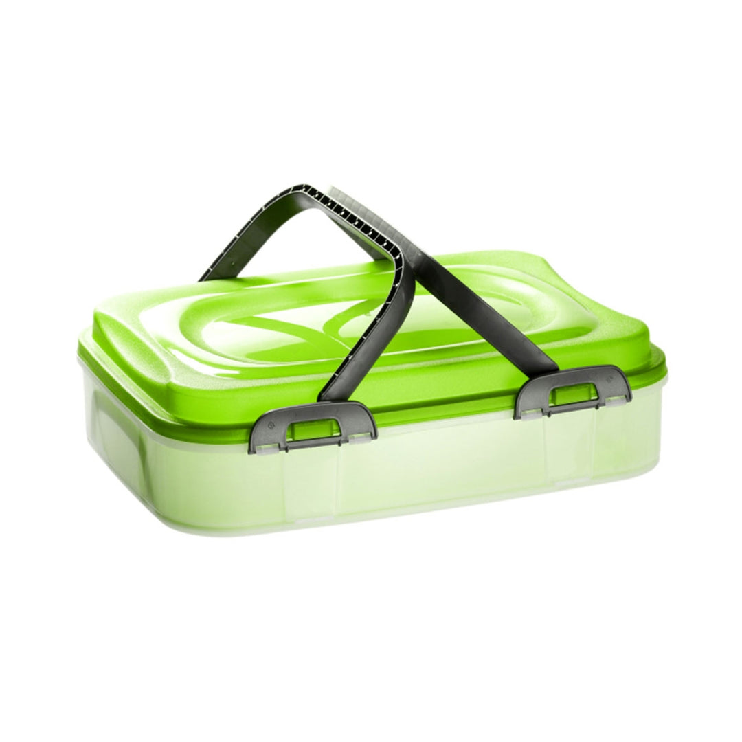 Container voor food cake Domotti Dolce tray handles
