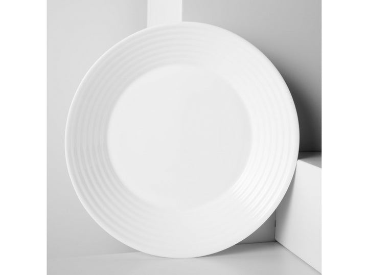Rond Eetbord 25cm Luminarc Harena Wit Servies