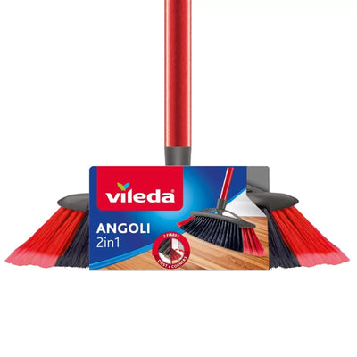 2 in 1 Vileda XXL VILEDA 2 in 1 XXL XXL Twee soorten borstelharen met palen