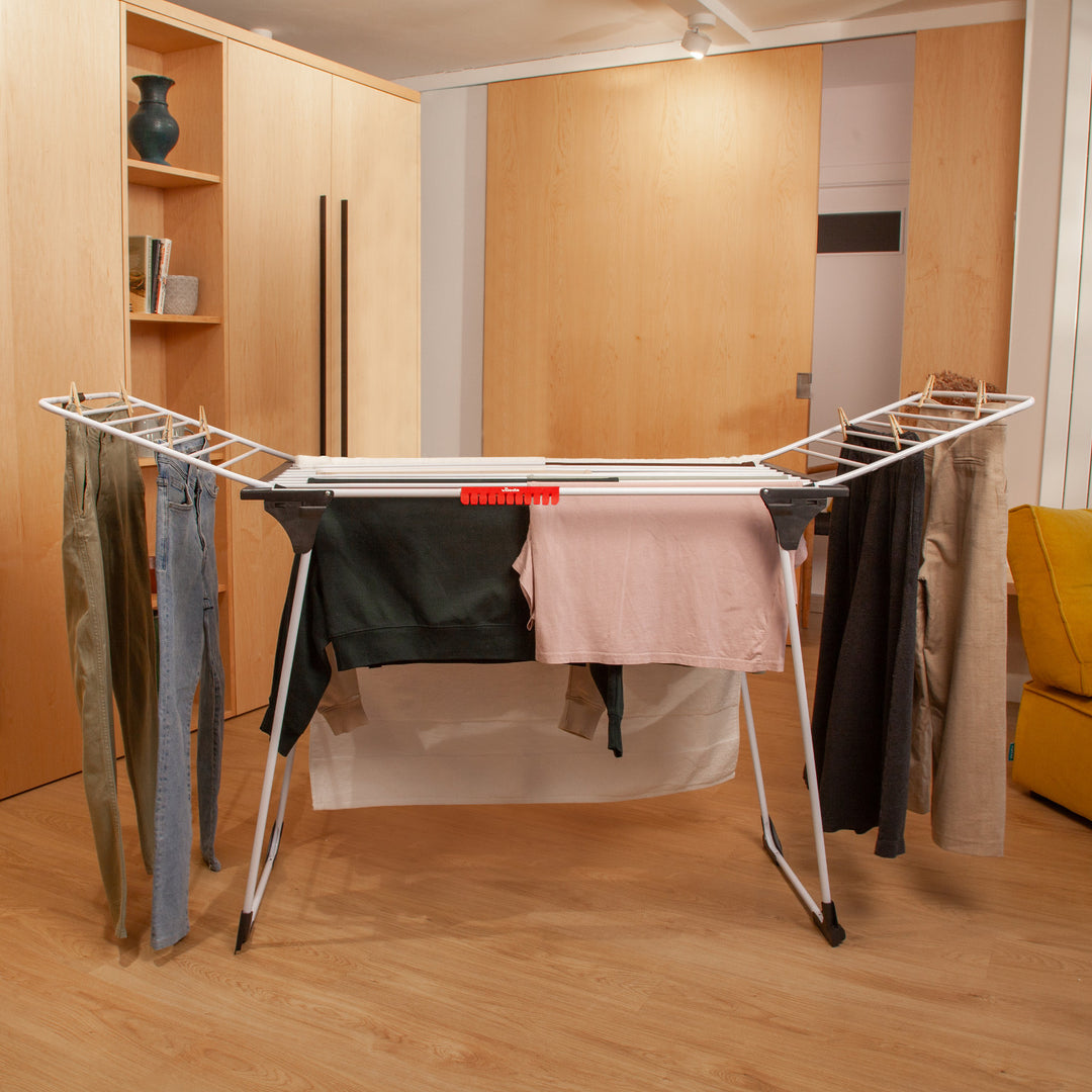 Vileda King staande droogrek met dikke aluminium koorden