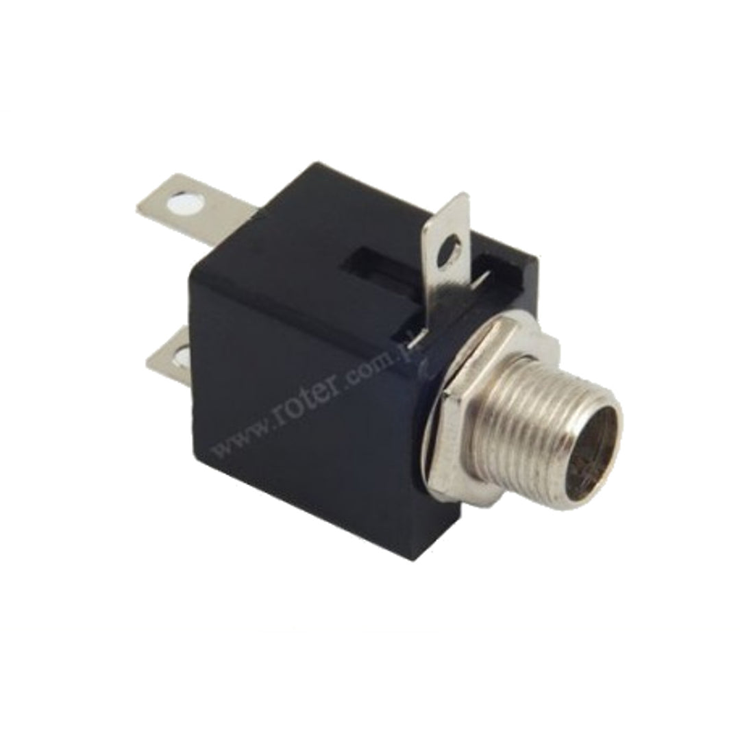 6.3 mm jack jack montage stereo plastic behuizing
