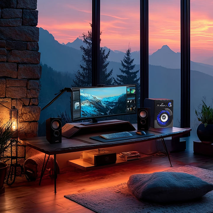 Bluetooth 2.1 Audiocore AC910 luidspreker FM-radio, TF-kaartingang, AUX, USB-voeding