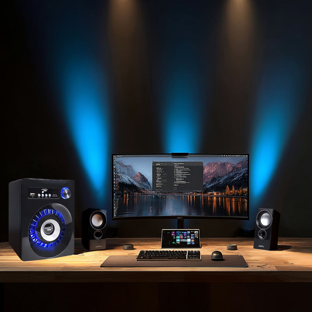 Bluetooth 2.1 Audiocore AC910 luidspreker FM-radio, TF-kaartingang, AUX, USB-voeding