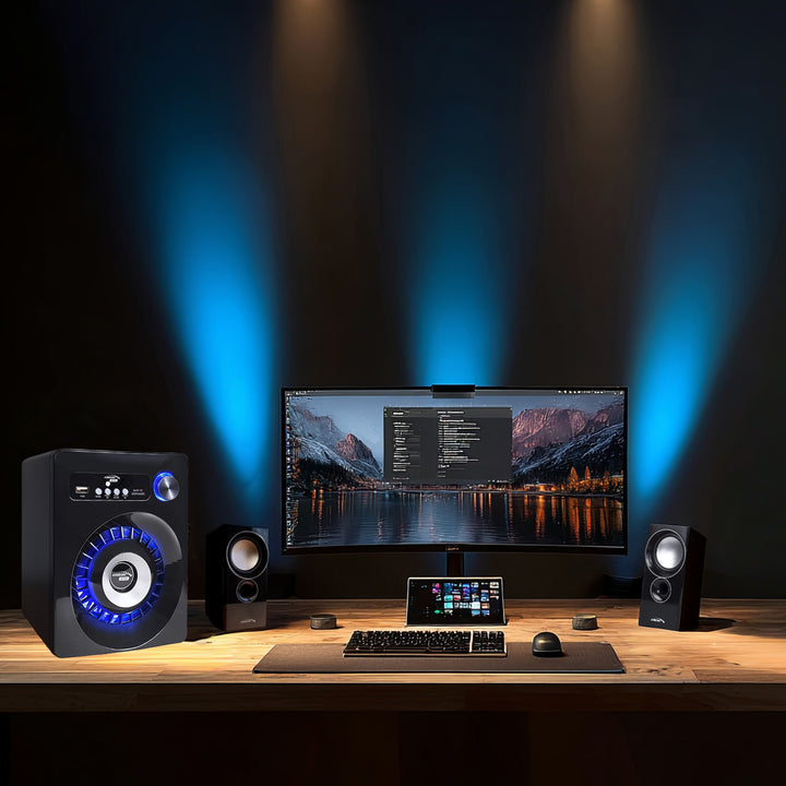 Bluetooth 2.1 Audiocore AC910 luidspreker FM-radio, TF-kaartingang, AUX, USB-voeding