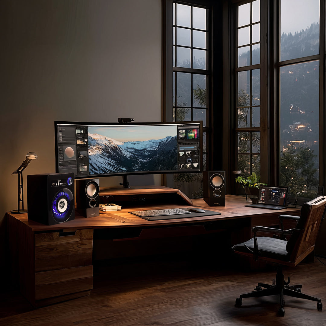 Bluetooth 2.1 Audiocore AC910 luidspreker FM-radio, TF-kaartingang, AUX, USB-voeding