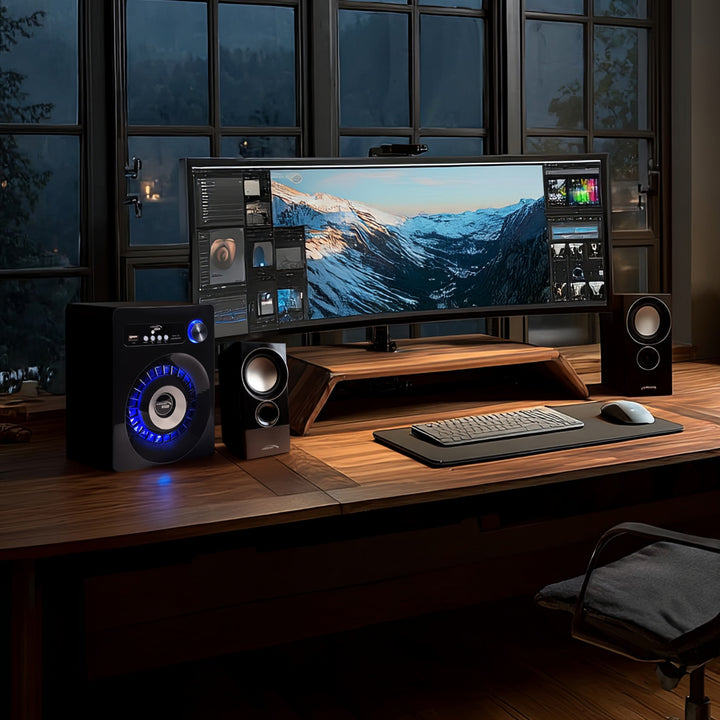 Bluetooth 2.1 Audiocore AC910 luidspreker FM-radio, TF-kaartingang, AUX, USB-voeding