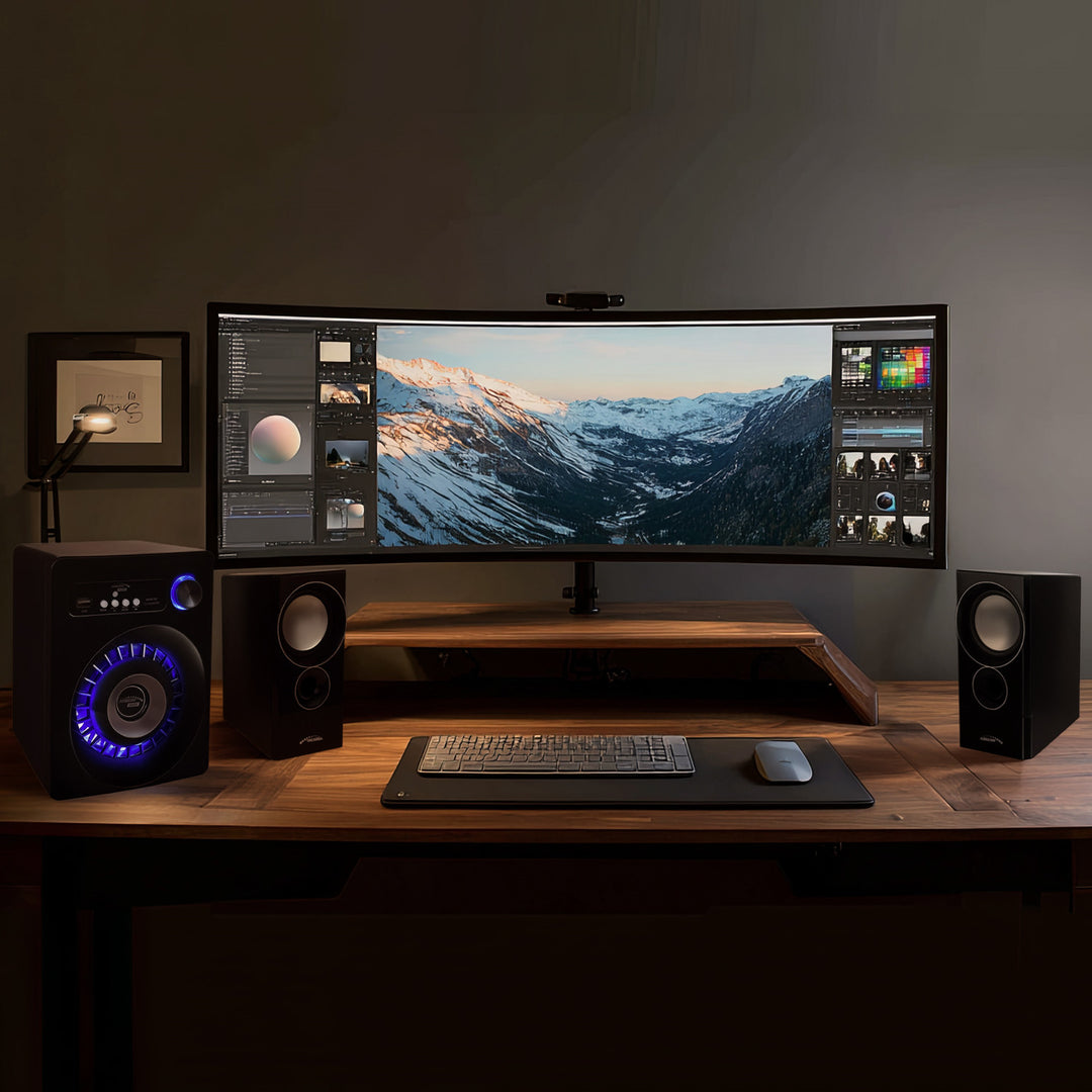 Bluetooth 2.1 Audiocore AC910 luidspreker FM-radio, TF-kaartingang, AUX, USB-voeding