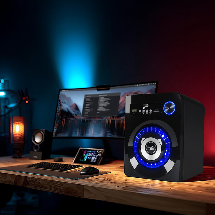 Bluetooth 2.1 Audiocore AC910 luidspreker FM-radio, TF-kaartingang, AUX, USB-voeding