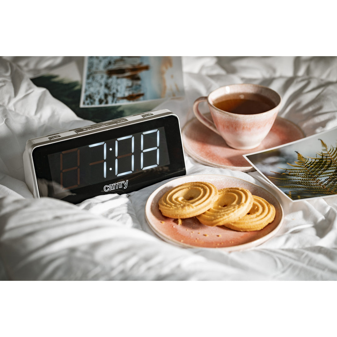 Camry CR 1156 radio wekker AM en FM frequentie LED display