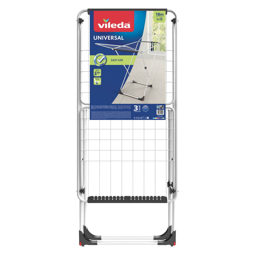 Vileda universeel opvouwbaar wiel wasdroger 18m