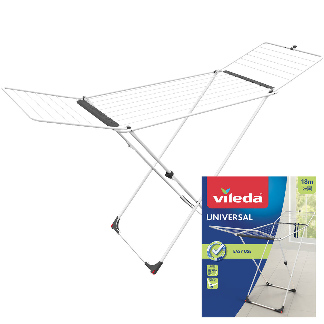 Vileda universeel opvouwbaar wiel wasdroger 18m